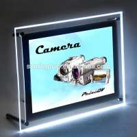 LED acrylic picture/photo frame with magnets light box