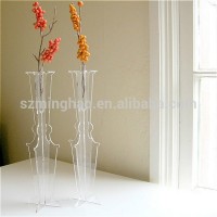 modern tall slim acrylic vases