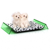 acrylic pet bed for dog /cat animals with cushion