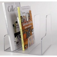 Clear acrylic desktop display book holder acrylic document holder