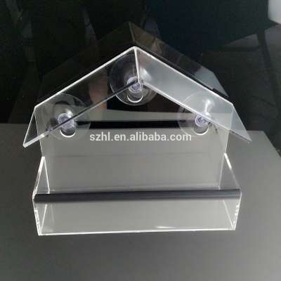 Transparent Small Acrylic Bird Feeder, Bird House